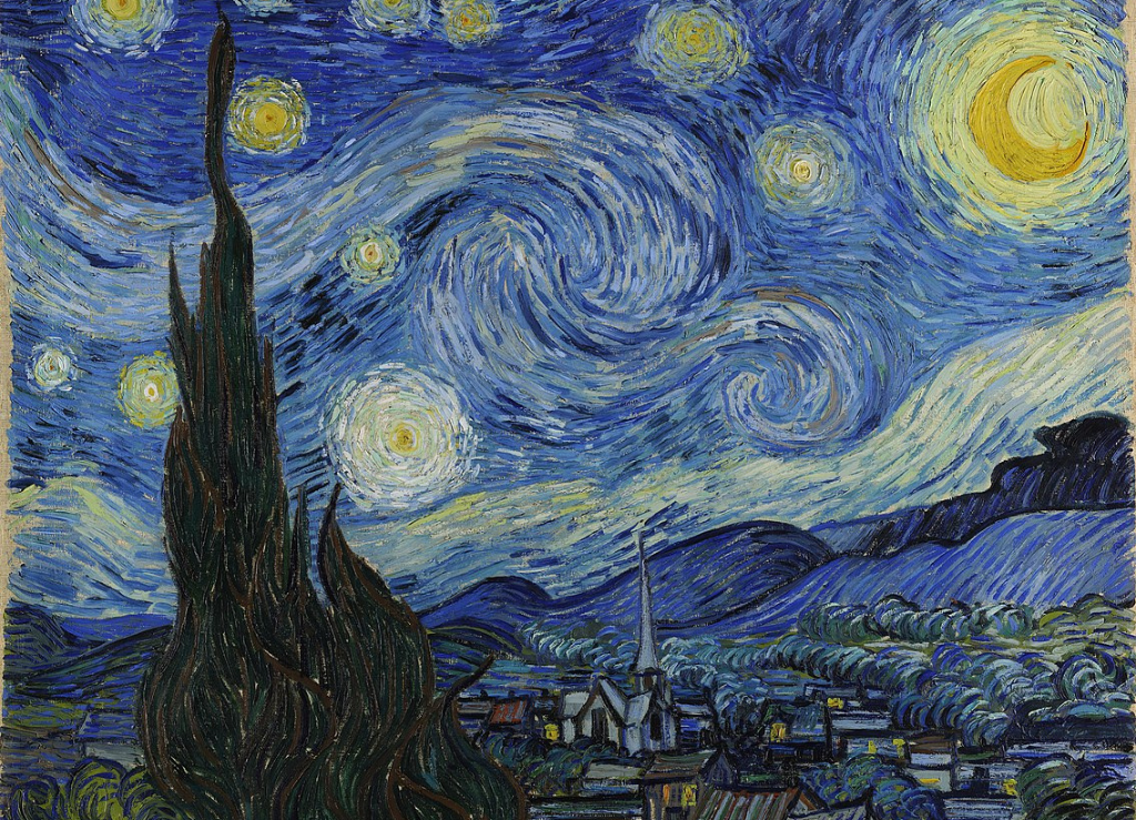 Starry Night painting by Vincent Van Gogh